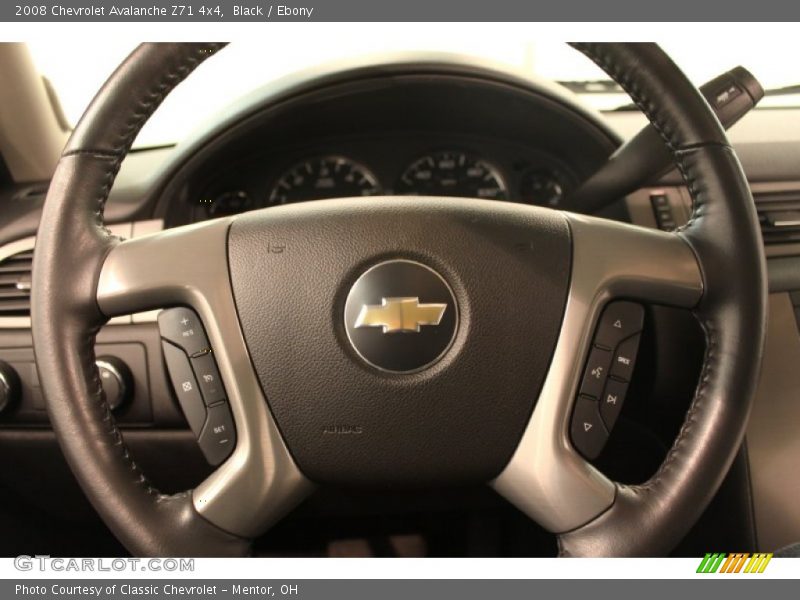 Black / Ebony 2008 Chevrolet Avalanche Z71 4x4