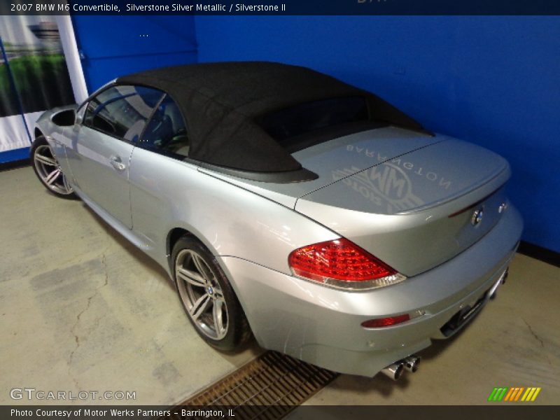 Silverstone Silver Metallic / Silverstone II 2007 BMW M6 Convertible