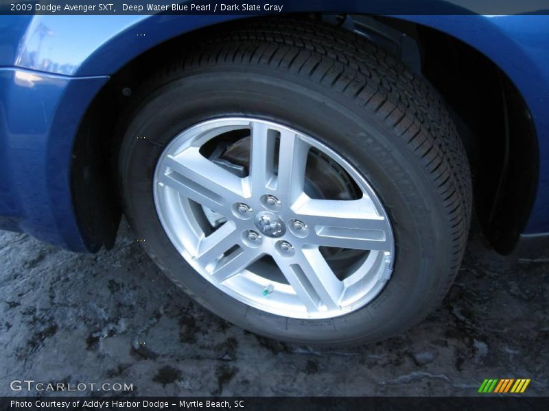 Deep Water Blue Pearl / Dark Slate Gray 2009 Dodge Avenger SXT