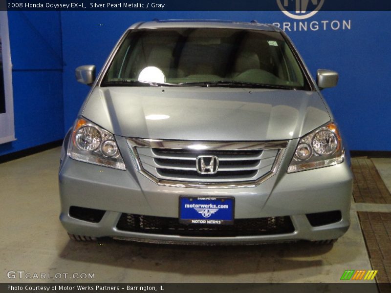 Silver Pearl Metallic / Gray 2008 Honda Odyssey EX-L