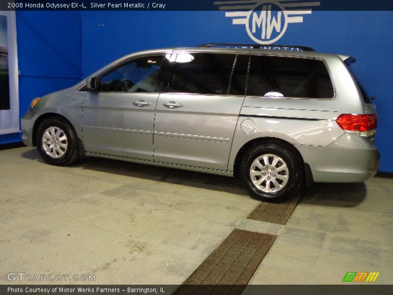 Silver Pearl Metallic / Gray 2008 Honda Odyssey EX-L