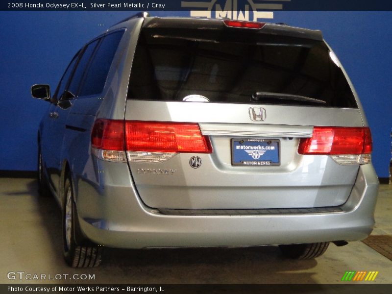 Silver Pearl Metallic / Gray 2008 Honda Odyssey EX-L