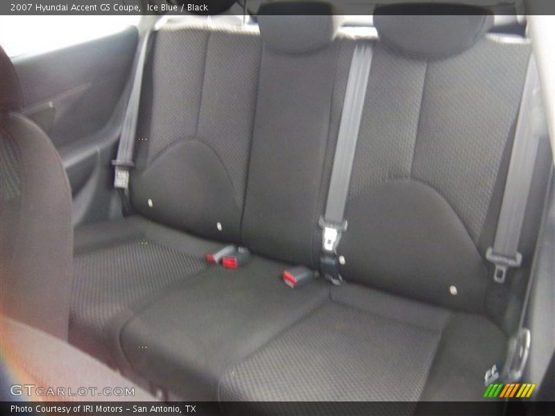 Ice Blue / Black 2007 Hyundai Accent GS Coupe
