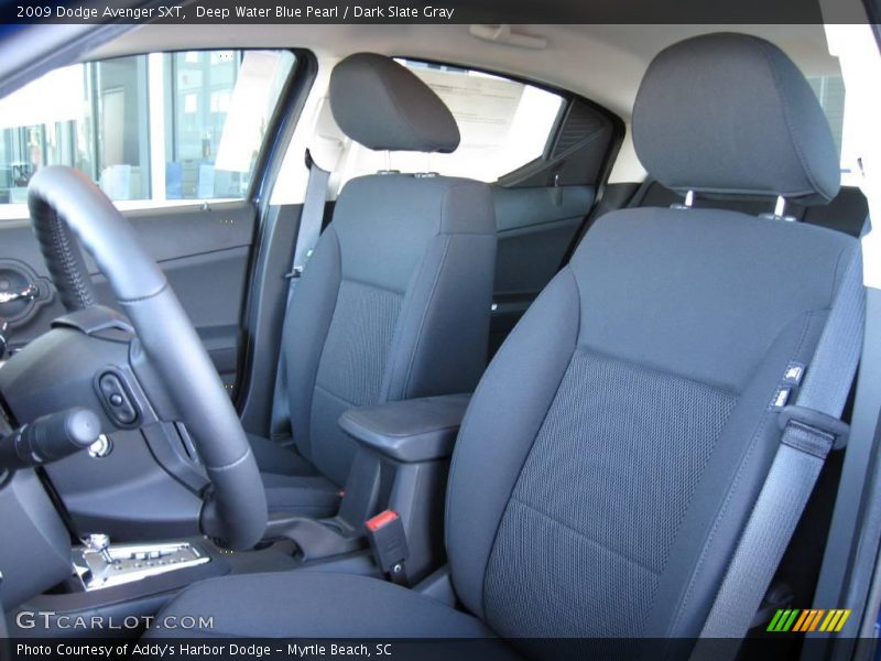 Deep Water Blue Pearl / Dark Slate Gray 2009 Dodge Avenger SXT