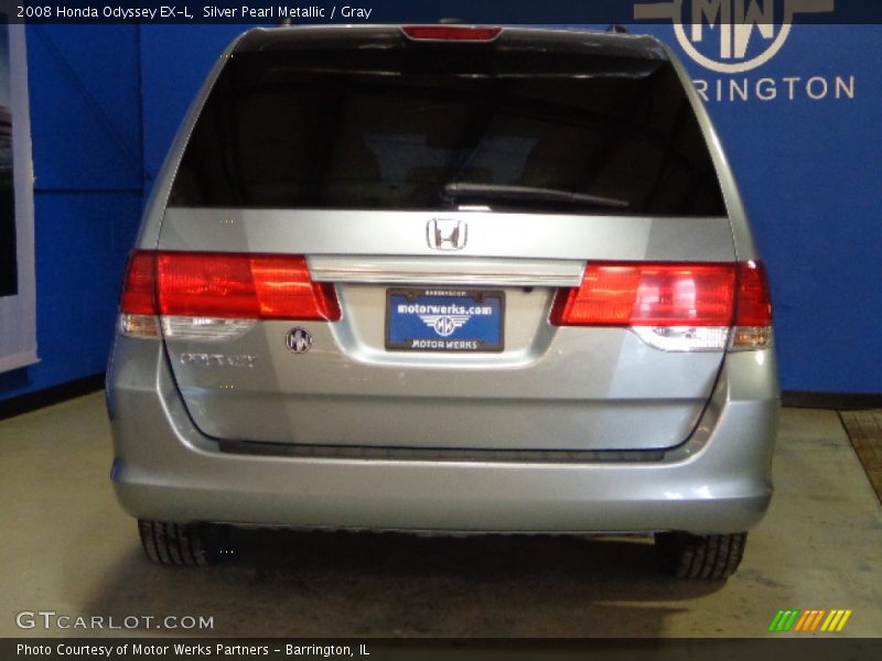 Silver Pearl Metallic / Gray 2008 Honda Odyssey EX-L