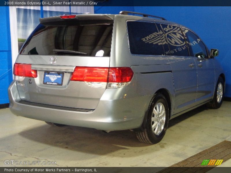 Silver Pearl Metallic / Gray 2008 Honda Odyssey EX-L