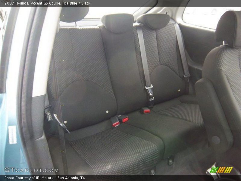 Ice Blue / Black 2007 Hyundai Accent GS Coupe