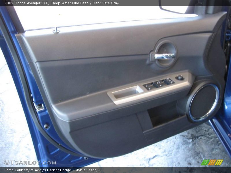 Deep Water Blue Pearl / Dark Slate Gray 2009 Dodge Avenger SXT