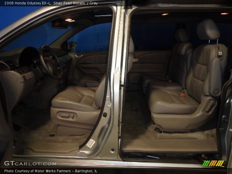 Silver Pearl Metallic / Gray 2008 Honda Odyssey EX-L