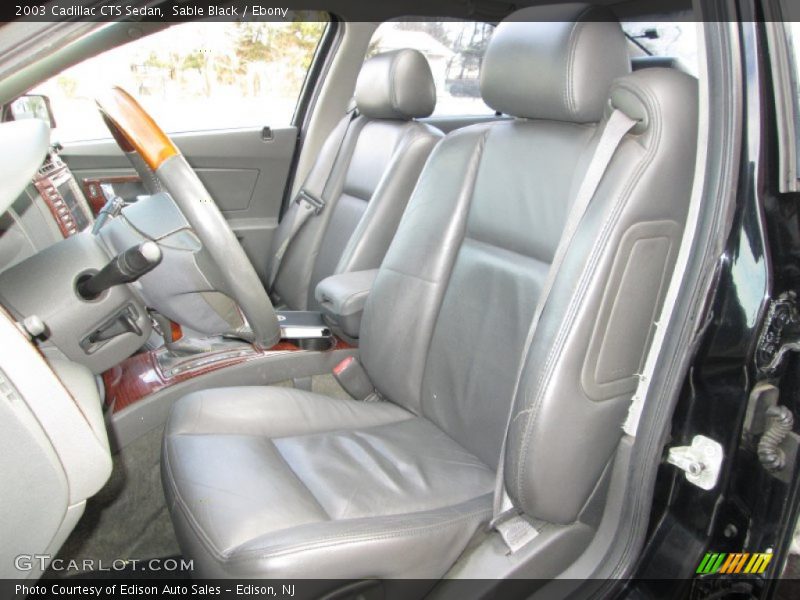 Sable Black / Ebony 2003 Cadillac CTS Sedan