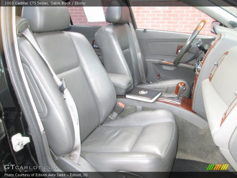 Sable Black / Ebony 2003 Cadillac CTS Sedan