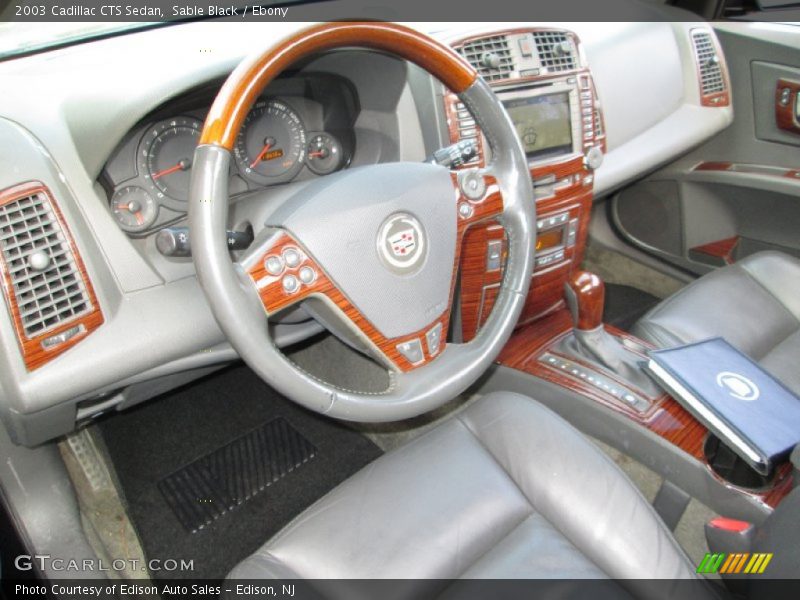 Sable Black / Ebony 2003 Cadillac CTS Sedan