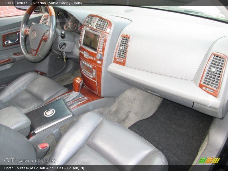 Sable Black / Ebony 2003 Cadillac CTS Sedan