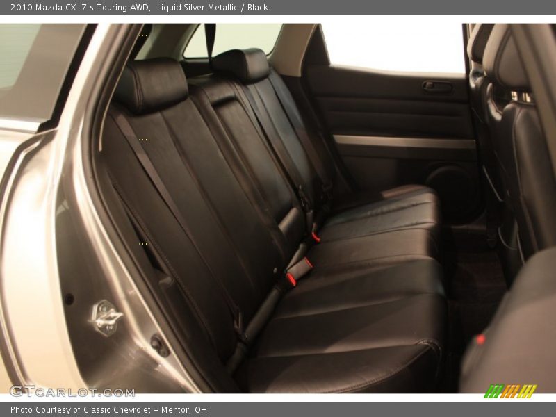 Liquid Silver Metallic / Black 2010 Mazda CX-7 s Touring AWD