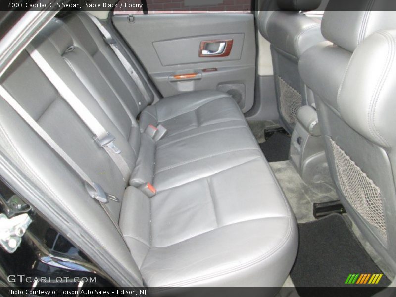 Sable Black / Ebony 2003 Cadillac CTS Sedan