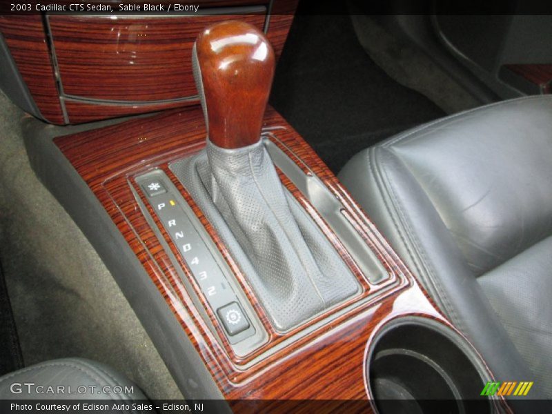 Sable Black / Ebony 2003 Cadillac CTS Sedan