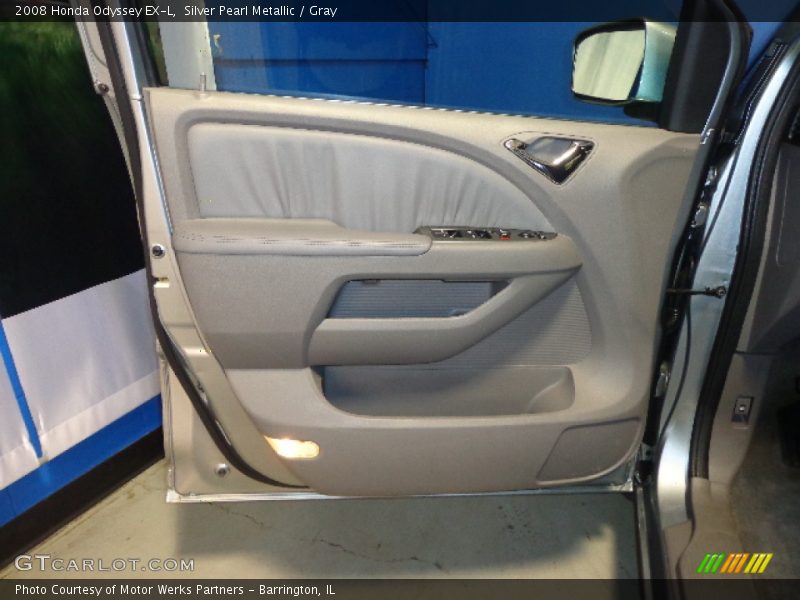 Silver Pearl Metallic / Gray 2008 Honda Odyssey EX-L
