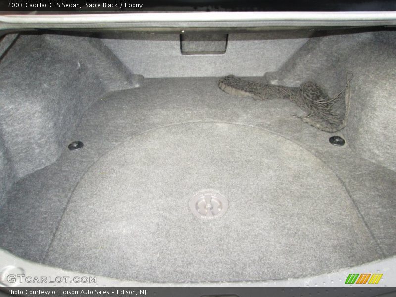 Sable Black / Ebony 2003 Cadillac CTS Sedan