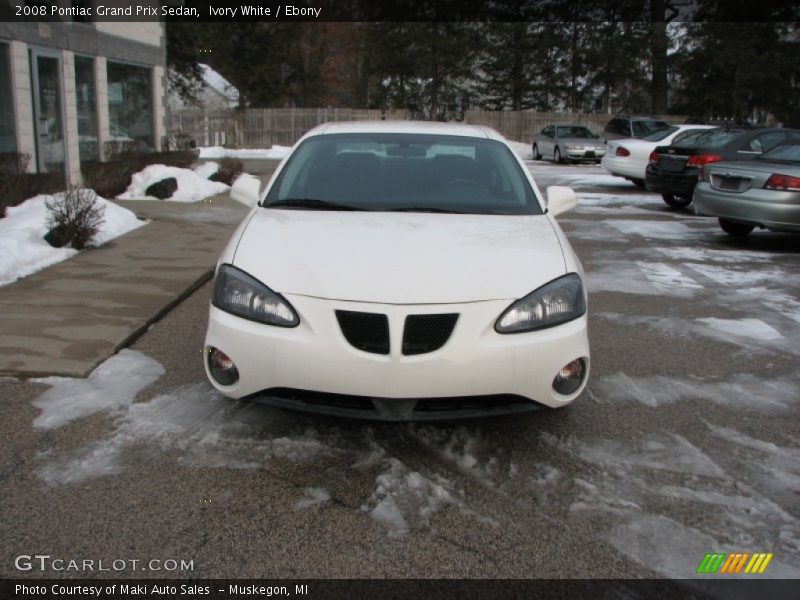 Ivory White / Ebony 2008 Pontiac Grand Prix Sedan