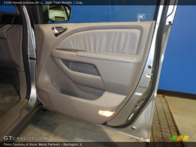 Silver Pearl Metallic / Gray 2008 Honda Odyssey EX-L