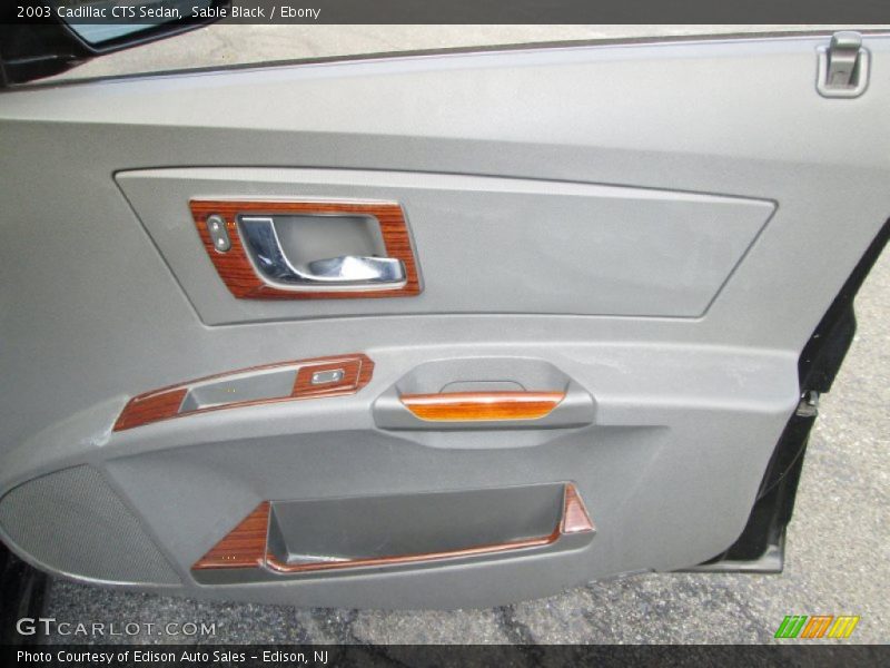 Sable Black / Ebony 2003 Cadillac CTS Sedan