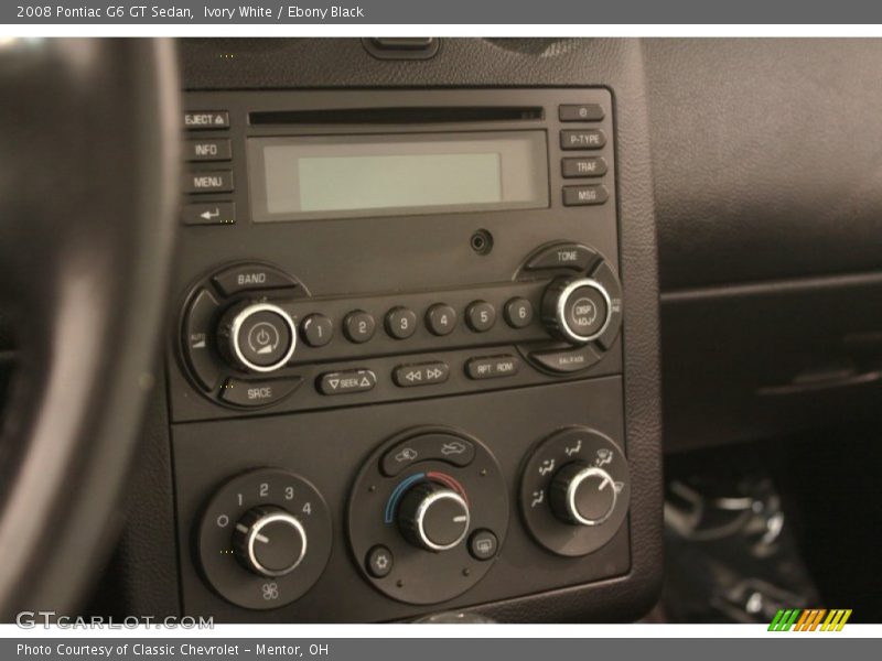 Ivory White / Ebony Black 2008 Pontiac G6 GT Sedan