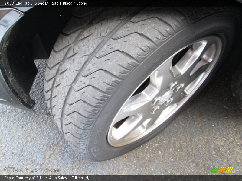 Sable Black / Ebony 2003 Cadillac CTS Sedan