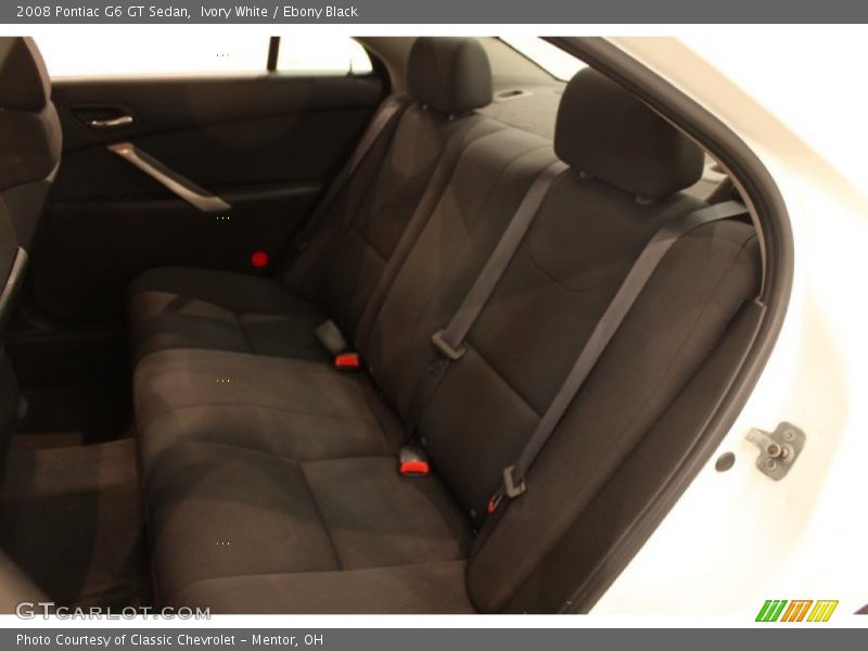 Ivory White / Ebony Black 2008 Pontiac G6 GT Sedan