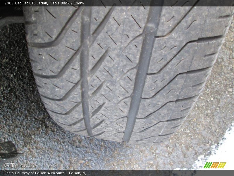 Sable Black / Ebony 2003 Cadillac CTS Sedan
