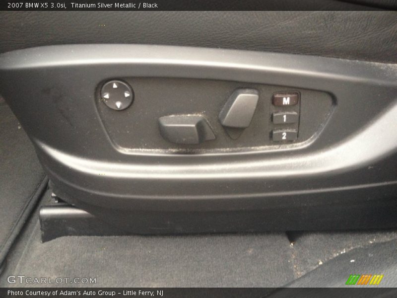 Titanium Silver Metallic / Black 2007 BMW X5 3.0si