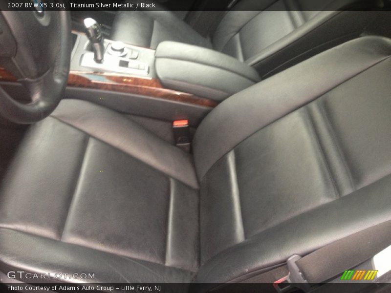 Titanium Silver Metallic / Black 2007 BMW X5 3.0si