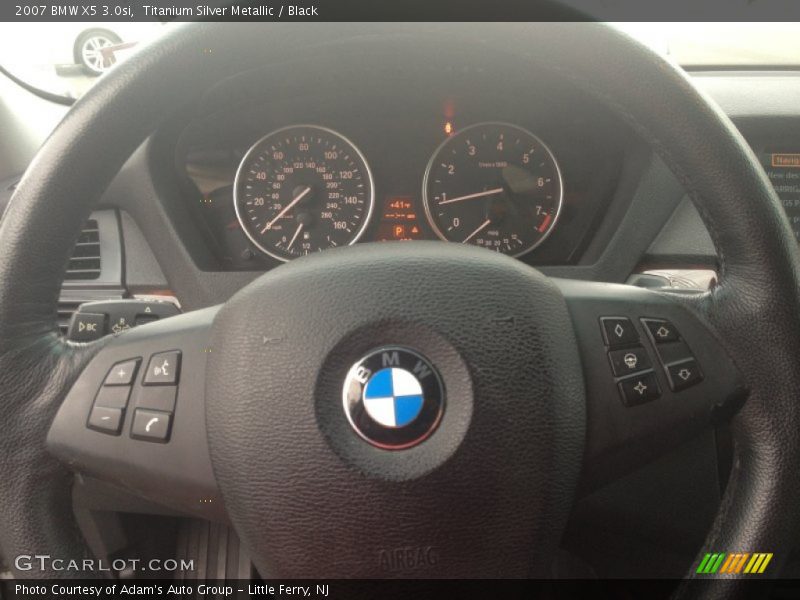 Titanium Silver Metallic / Black 2007 BMW X5 3.0si