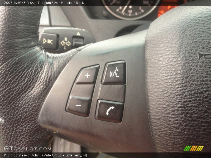 Titanium Silver Metallic / Black 2007 BMW X5 3.0si