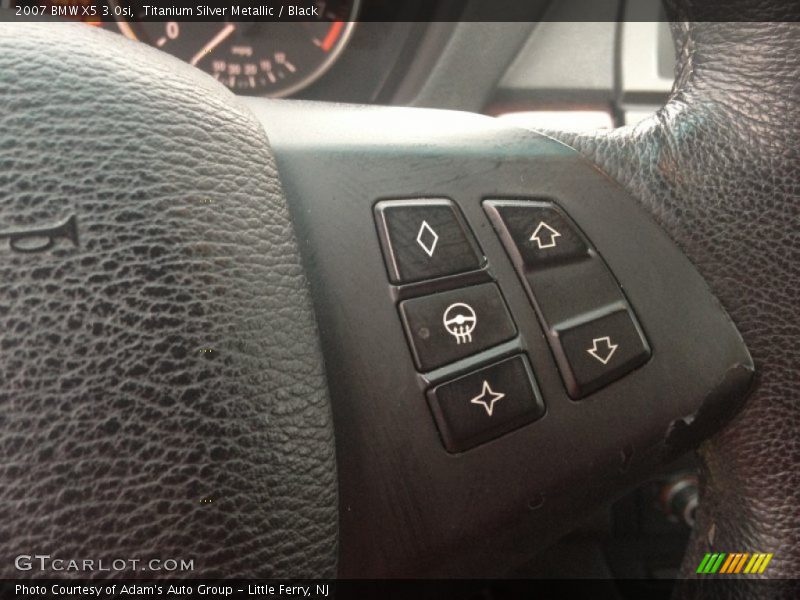 Titanium Silver Metallic / Black 2007 BMW X5 3.0si