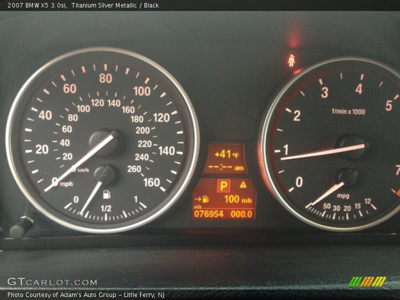 Titanium Silver Metallic / Black 2007 BMW X5 3.0si