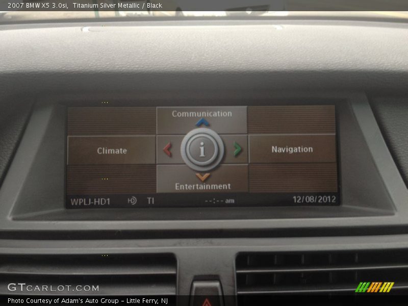 Titanium Silver Metallic / Black 2007 BMW X5 3.0si