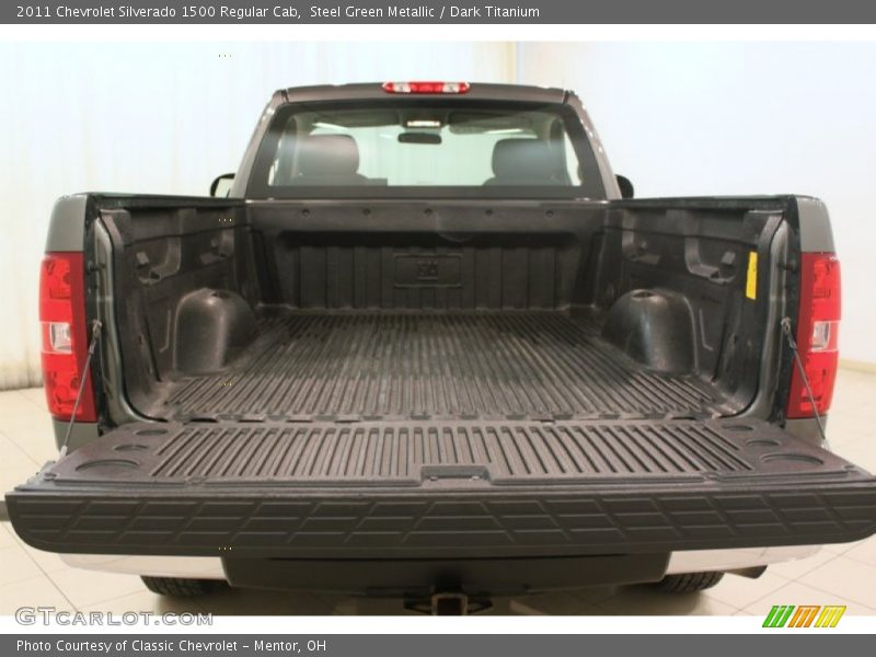 Steel Green Metallic / Dark Titanium 2011 Chevrolet Silverado 1500 Regular Cab