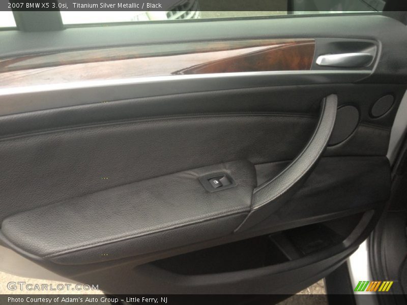 Titanium Silver Metallic / Black 2007 BMW X5 3.0si
