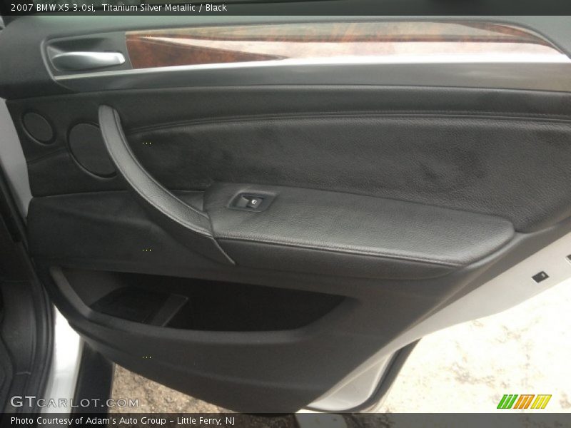 Titanium Silver Metallic / Black 2007 BMW X5 3.0si