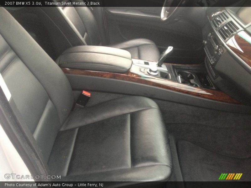 Titanium Silver Metallic / Black 2007 BMW X5 3.0si