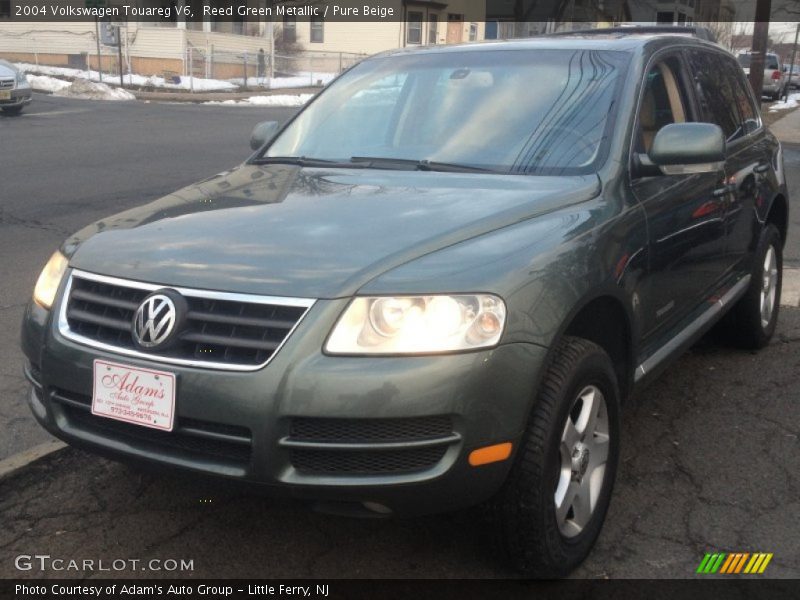 Reed Green Metallic / Pure Beige 2004 Volkswagen Touareg V6