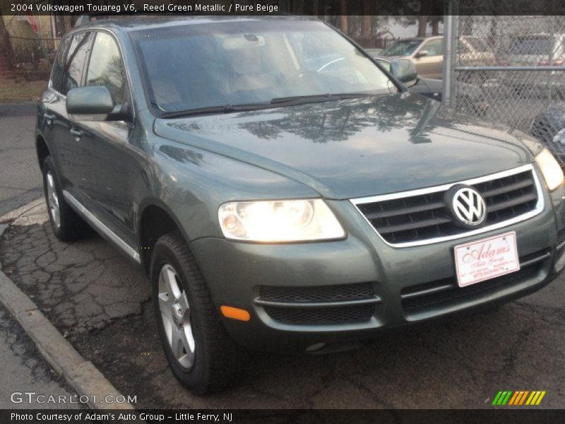 Reed Green Metallic / Pure Beige 2004 Volkswagen Touareg V6