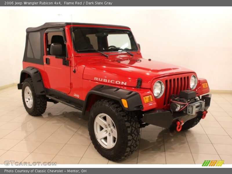 Flame Red / Dark Slate Gray 2006 Jeep Wrangler Rubicon 4x4
