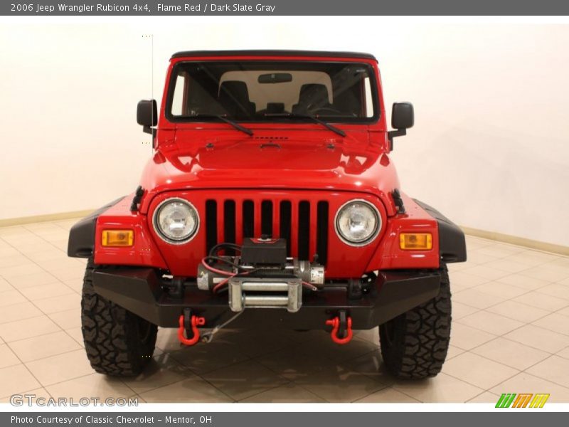 Flame Red / Dark Slate Gray 2006 Jeep Wrangler Rubicon 4x4