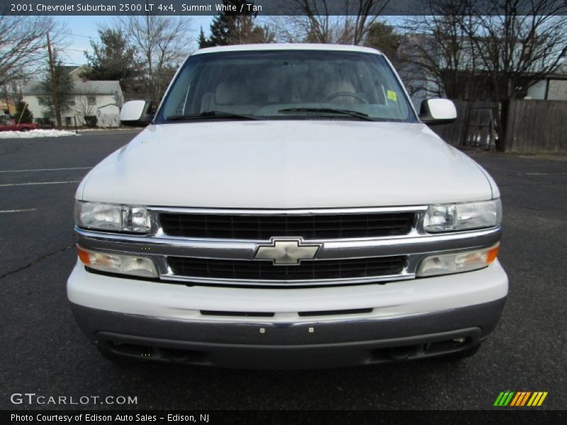Summit White / Tan 2001 Chevrolet Suburban 2500 LT 4x4