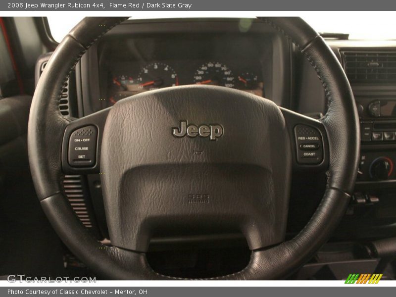 Flame Red / Dark Slate Gray 2006 Jeep Wrangler Rubicon 4x4