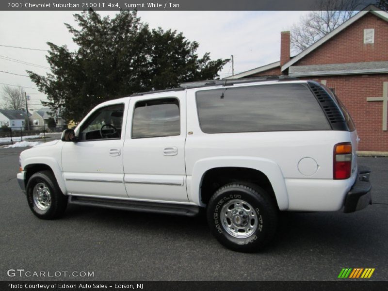 Summit White / Tan 2001 Chevrolet Suburban 2500 LT 4x4