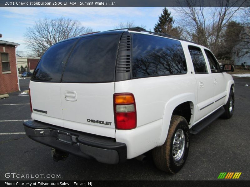 Summit White / Tan 2001 Chevrolet Suburban 2500 LT 4x4