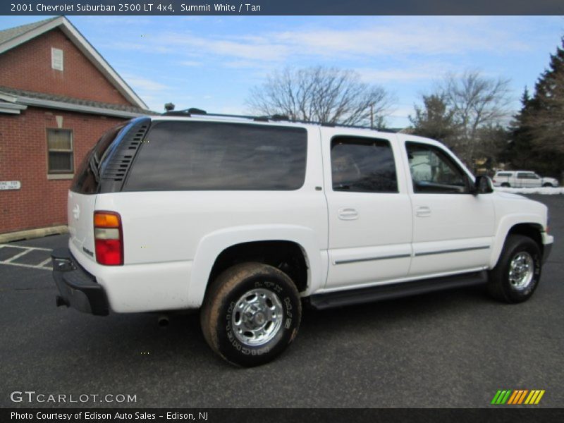 Summit White / Tan 2001 Chevrolet Suburban 2500 LT 4x4