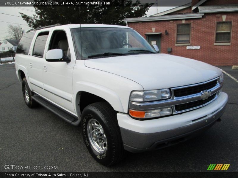 Summit White / Tan 2001 Chevrolet Suburban 2500 LT 4x4